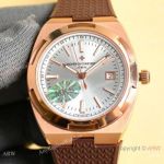 Swiss quality Vacheron Constantin Overseas Citizen Watches Rose Gold Rubber Strap